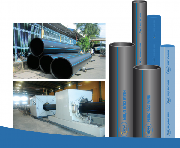 Ống trơn HDPE cấp nước - ống Nhựa HDPE Bảo Minh - Công Ty TNHH Sản Xuất Thương Mại XNK Nhựa Bảo Minh